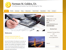 Tablet Screenshot of goldentax.com