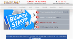 Desktop Screenshot of goldentax.com.pl